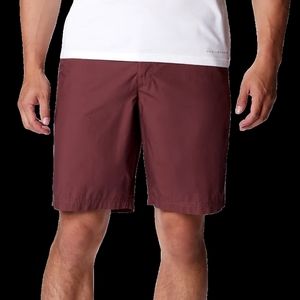Men's Columbia washed out Chino shorts sz 34 Burgundy